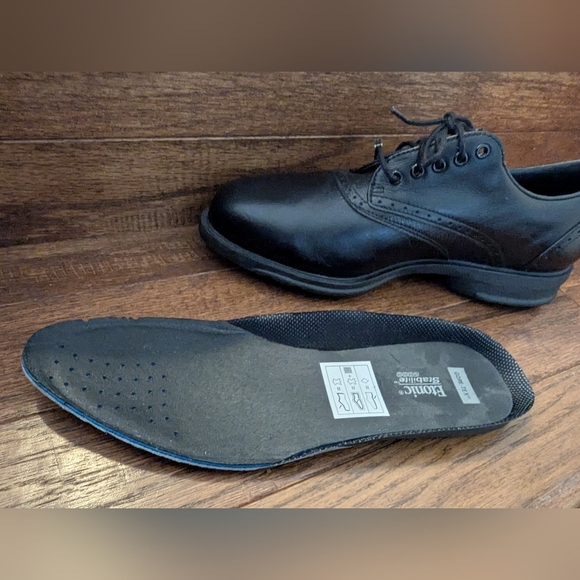 Etonic Gortex Power Play Black Leather Oxford Golf Shoes men's 7.5 W 4 EU 40 - Picture 6 of 15